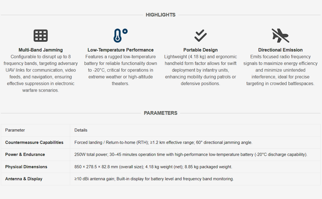 image 40 XTJ1 Handheld UAV Jammer 5